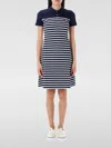 Polo Ralph Lauren Short Sleeve Day Dress In Weiss