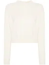 Polo Ralph Lauren Dropped Shoulder Wool Sweater Clothing In White