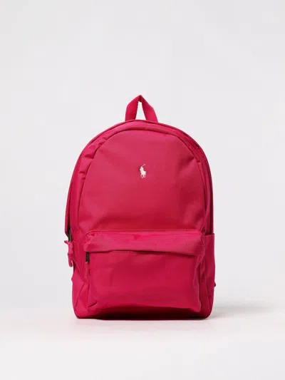 Polo Ralph Lauren Duffel Bag  Kids Color Fuchsia In Pink