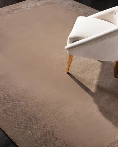 Polo Ralph Lauren Dufrene Taupe Hand-knotted Rug, 8' X 10' In Beige
