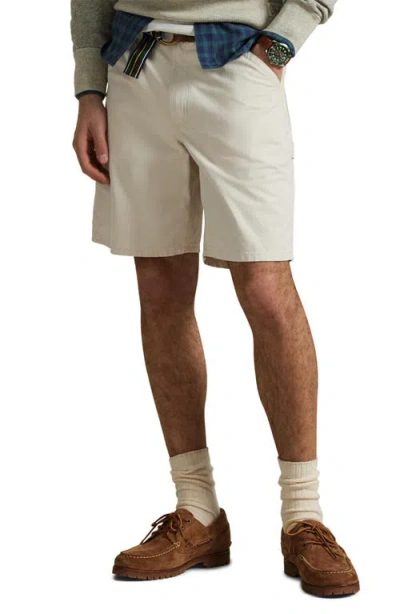 Polo Ralph Lauren Dungaree Fit Cotton Carpenter Shorts In Neutral