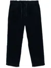 Polo Ralph Lauren Easy Pant Pleated 8w Corduroy Clothing In Blue