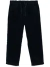 Polo Ralph Lauren Easy Pant Pleated 8w Corduroy Clothing In Blue