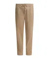 Polo Ralph Lauren Luxe Velvet Lateef Trousers Pockets In Brown