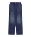 Polo Ralph Lauren Elastic Waist Jeans In Blue