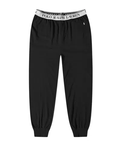 Polo Ralph Lauren Elastic Waist Sweatpants In Black