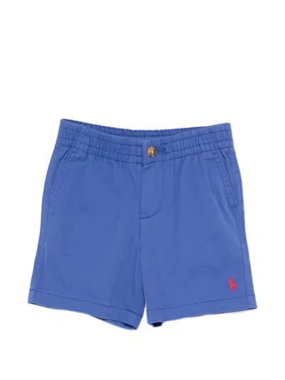 Polo Ralph Lauren Babies' Elasticated Logo Shorts In Blue