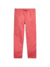 Polo Ralph Lauren Elasticated Pleated Trousers In Pink