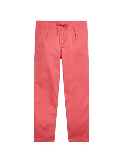 Polo Ralph Lauren Elasticated Pleated Trousers In Pink