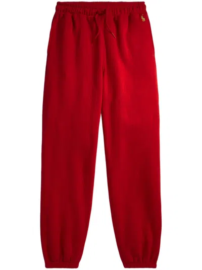 Polo Ralph Lauren Elasticated Track Pants In Red