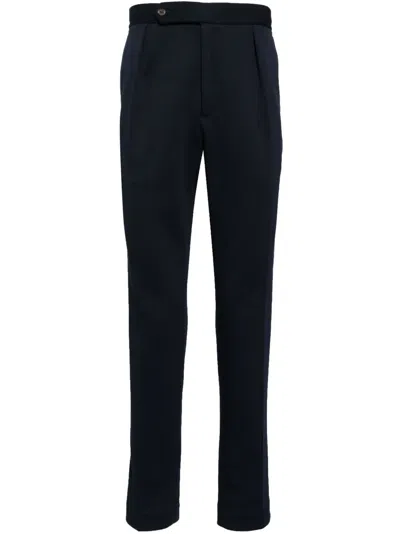 Polo Ralph Lauren Elasticated-waist Tailored Trousers In Blue
