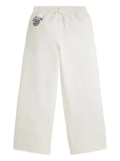 Polo Ralph Lauren Kids' Elasticated-waist Trousers In White