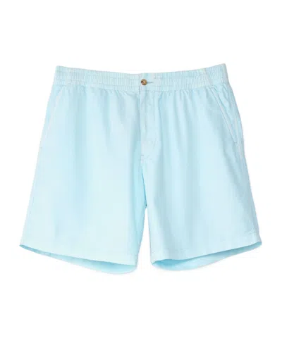 Polo Ralph Lauren Elasticated Waistband Bermuda Shorts In Blue