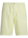 Polo Ralph Lauren Elasticated Waistband Bermuda Shorts In Yellow