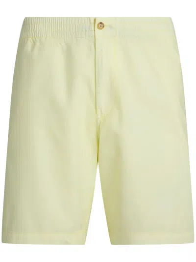 Polo Ralph Lauren Elasticated Waistband Bermuda Shorts In Yellow