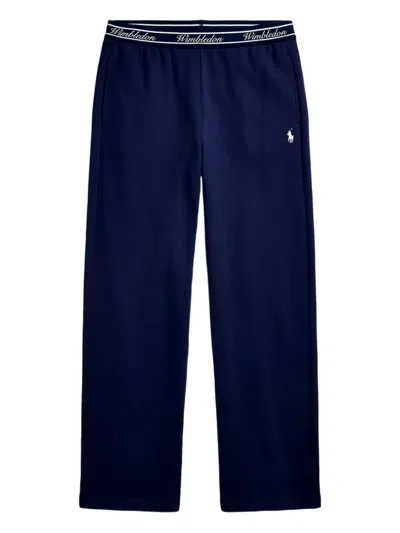 Polo Ralph Lauren Elasticated-waistband Track Pants In Blue