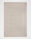 Polo Ralph Lauren Ellington Border Hand Knotted Rug In Sterling