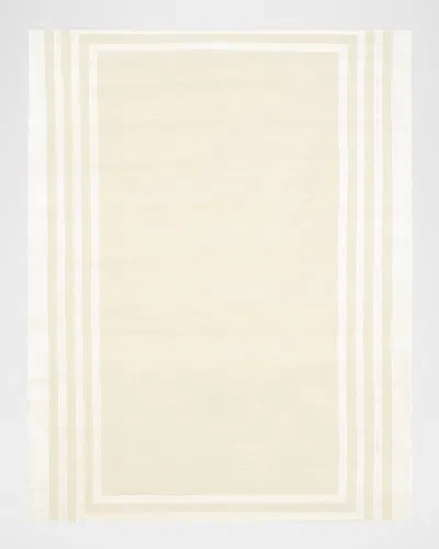 Polo Ralph Lauren Ellington Border Hand Knotted Rug In Champagne