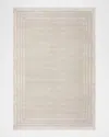 Polo Ralph Lauren Ellington Border Hand Knotted Rug In Sterling