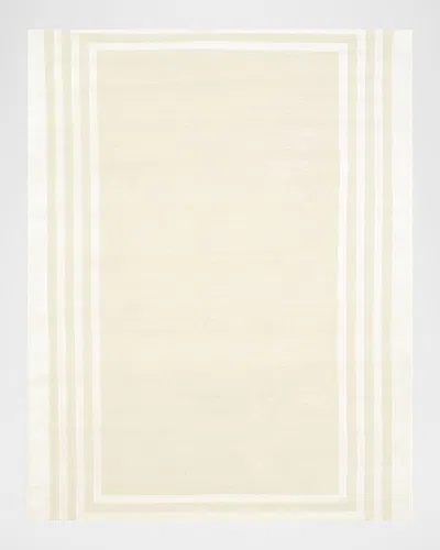 Polo Ralph Lauren Ellington Border Hand Knotted Rug In Champagne