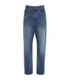 Polo Ralph Lauren Embellished Relaxed Straight Jeans In Black