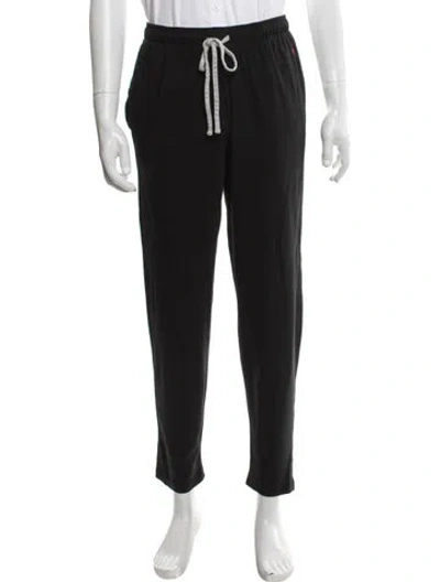 Pre-owned Polo Ralph Lauren Embroidered Accent Pajama Bottoms In Multi