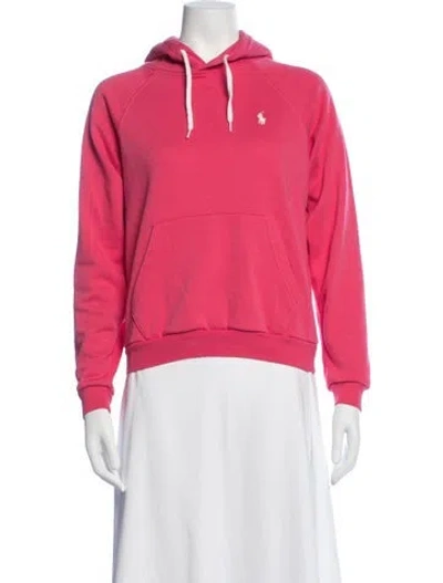 Pre-owned Polo Ralph Lauren Embroidered Accent Pajamas In Pink