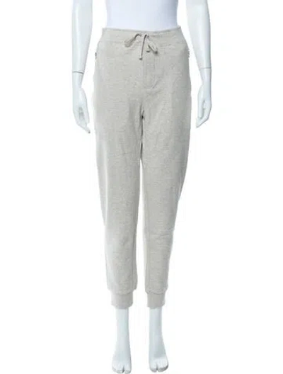 Pre-owned Polo Ralph Lauren Embroidered Accent Sweatpants In Neutral