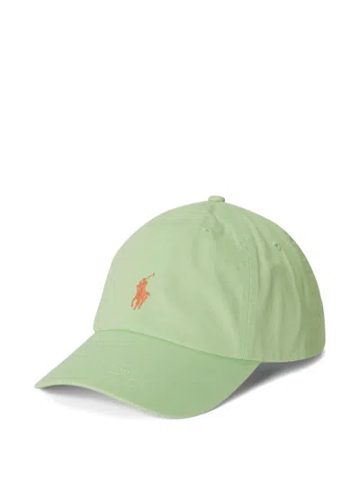 Polo Ralph Lauren Embroidered Baseball Cap In Green