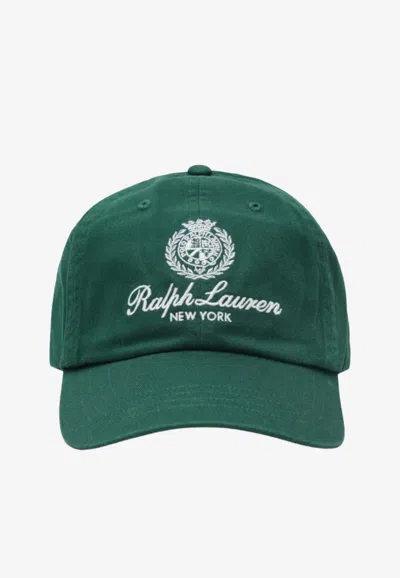 Polo Ralph Lauren Embroidered Baseball Cap In Green