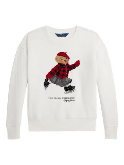 POLO RALPH LAUREN EMBROIDERED-BEAR SWEATSHIRT