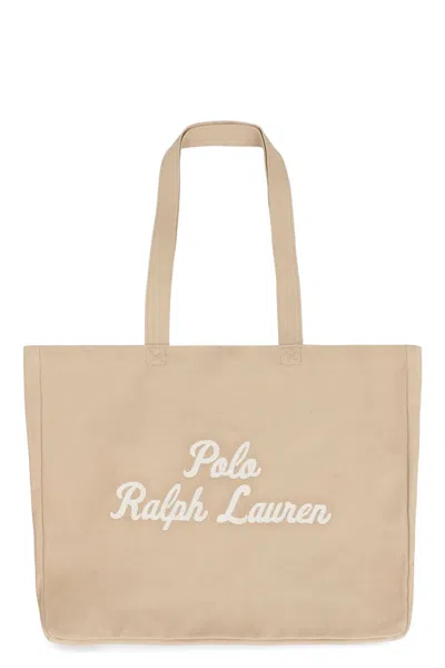 Polo Ralph Lauren Embroidered Canvas Tote