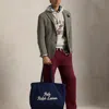 Polo Ralph Lauren Embroidered Canvas Tote In Multi