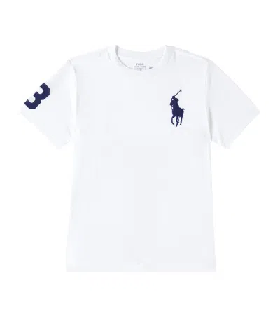 Polo Ralph Lauren Kids' Little Boys Big Pony Cotton Jersey T-shirt In White