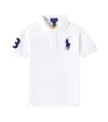 Polo Ralph Lauren Boys White Big Pony Cotton Polo Shirt In White