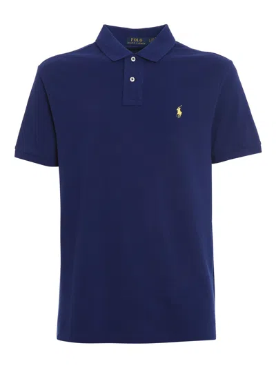 Polo Ralph Lauren Ralph Lauren Slim Fit Polo T Shirt Blue