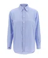 Polo Ralph Lauren Collared Shirt With Buttoned Cuffs And Long Sleeves In Light Blue
