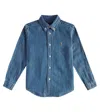 Polo Ralph Lauren Besticktes Jeanshemd In Dk Blue