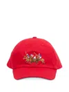 Polo Ralph Lauren Embroidered-design Baseball Cap In Red