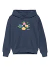 Polo Ralph Lauren Embroidered Hoodie In Blue