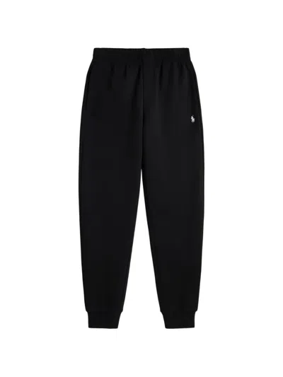 Polo Ralph Lauren Kids' Embroidered Jogger Trousers In Black