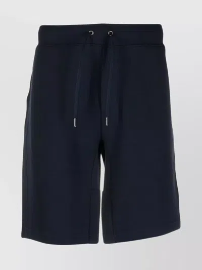 Polo Ralph Lauren Embroidered Knee-length Tracksuit Shorts In Blue