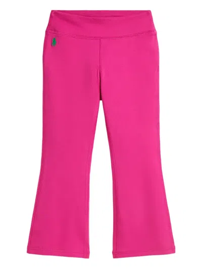 Polo Ralph Lauren Kids' Embroidered Legging In Pink