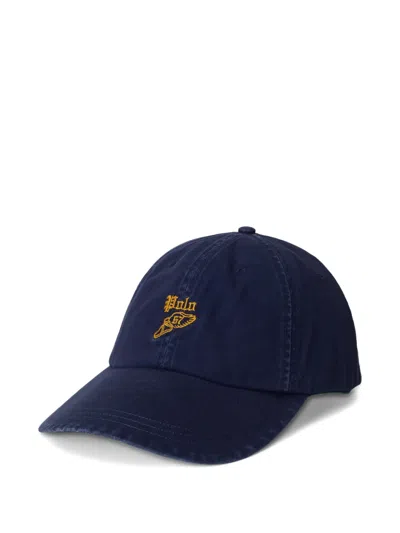 Polo Ralph Lauren Embroidered-logo Baseball Cap In Blue