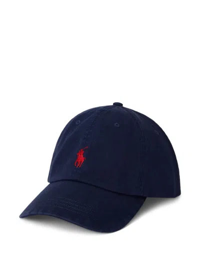 Polo Ralph Lauren Embroidered-logo Baseball Cap In Blue