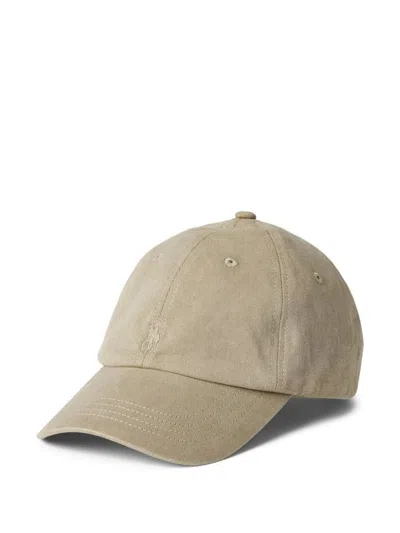 Polo Ralph Lauren Embroidered Logo Baseball Cap In Green