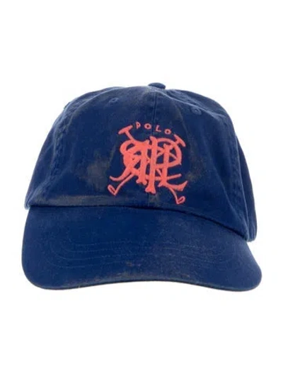 Pre-owned Polo Ralph Lauren Embroidered Logo Baseball Cap In Multi