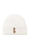 Polo Ralph Lauren Embroidered-logo Beanie Hat In White
