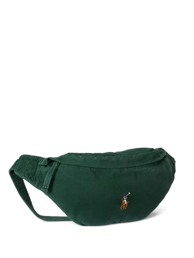 Polo Ralph Lauren Embroidered Logo Belt Bag In Green