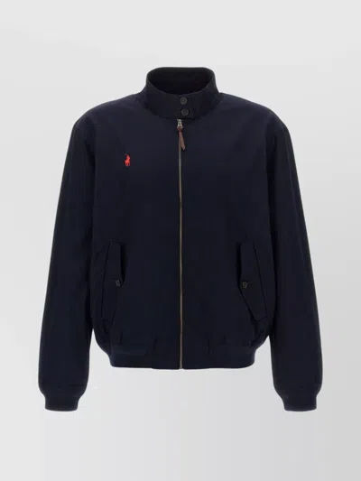 POLO RALPH LAUREN EMBROIDERED LOGO BOMBER JACKET